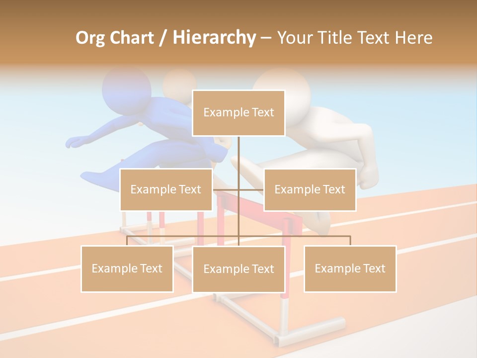 Runner Win Man PowerPoint Template