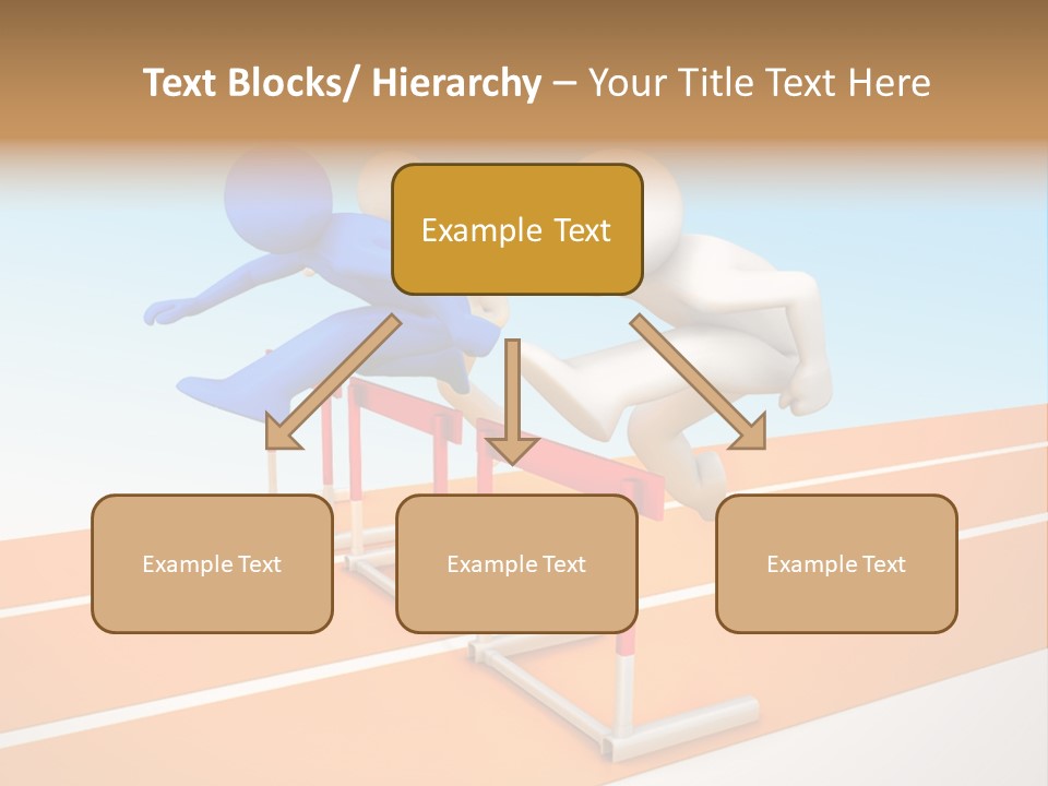 Runner Win Man PowerPoint Template