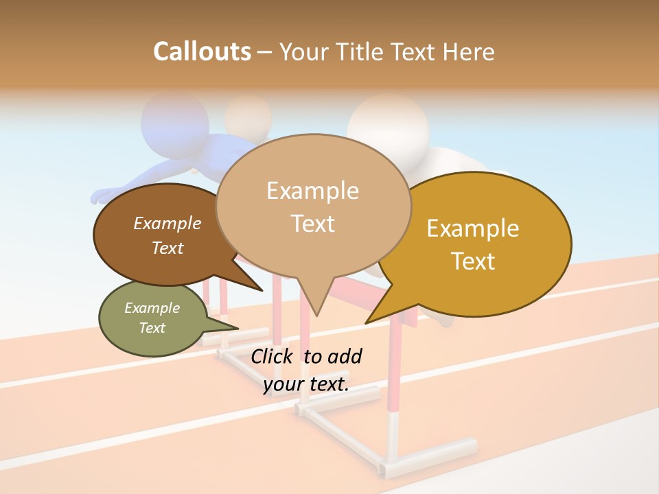 Runner Win Man PowerPoint Template