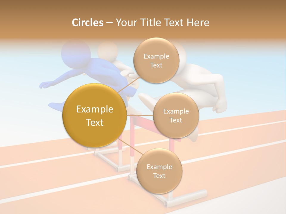 Runner Win Man PowerPoint Template