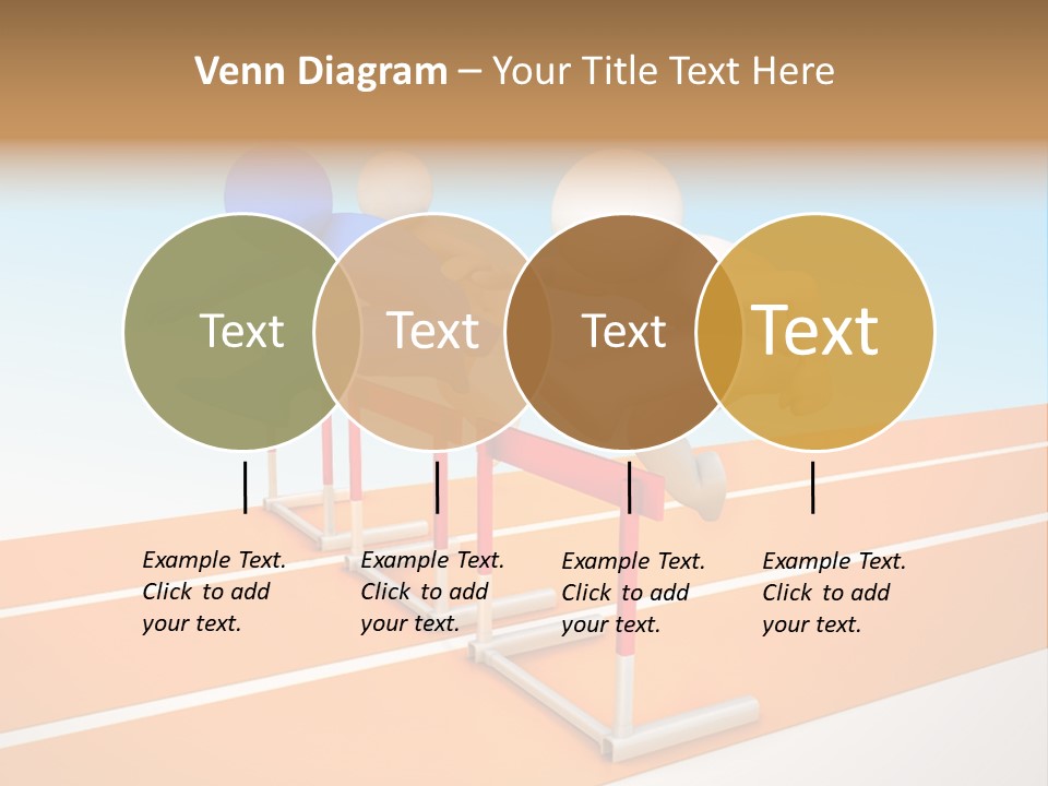 Runner Win Man PowerPoint Template