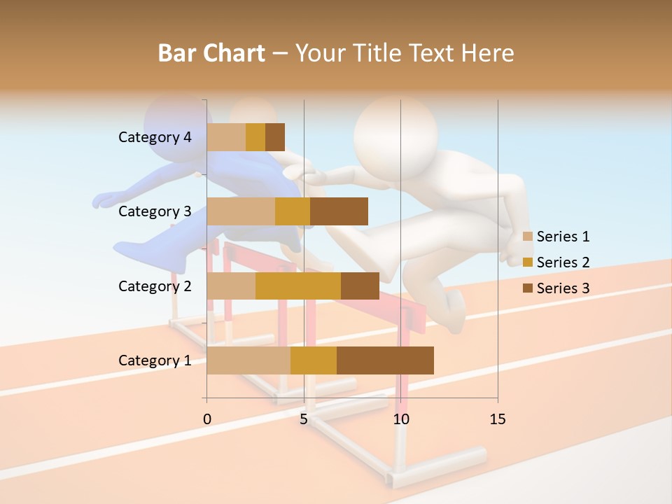 Runner Win Man PowerPoint Template