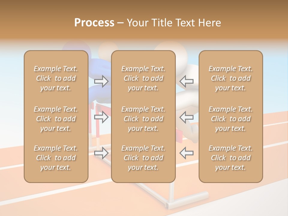 Runner Win Man PowerPoint Template