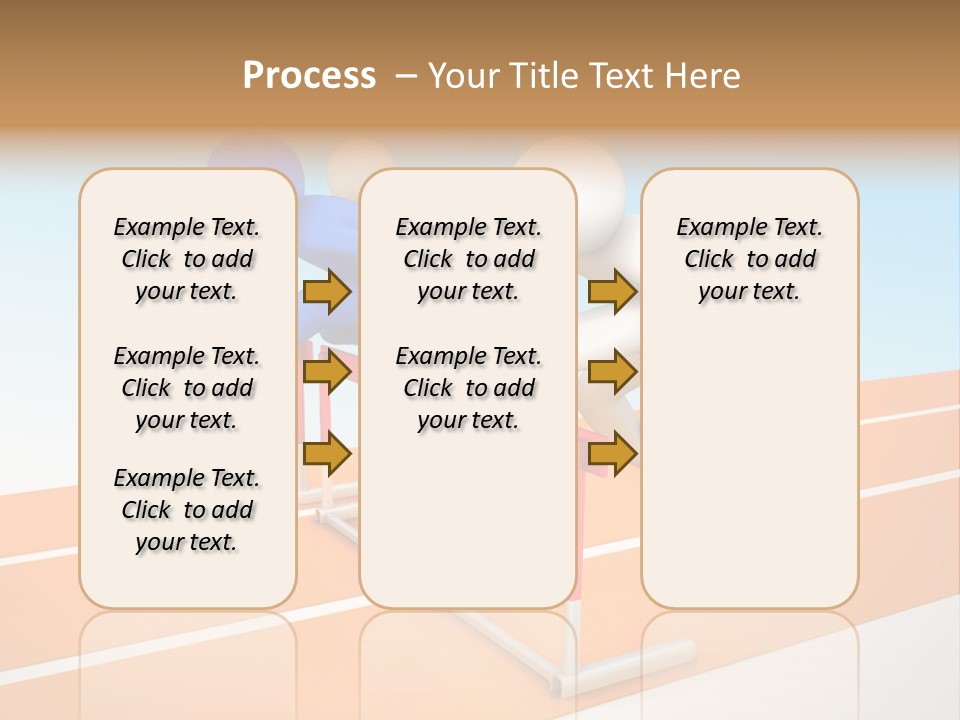 Runner Win Man PowerPoint Template