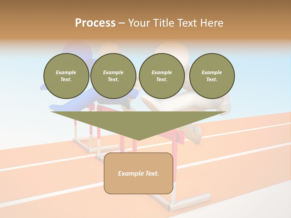 Runner Win Man PowerPoint Template