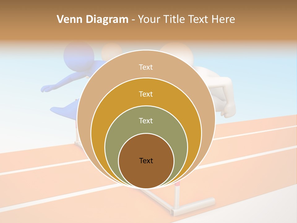 Runner Win Man PowerPoint Template