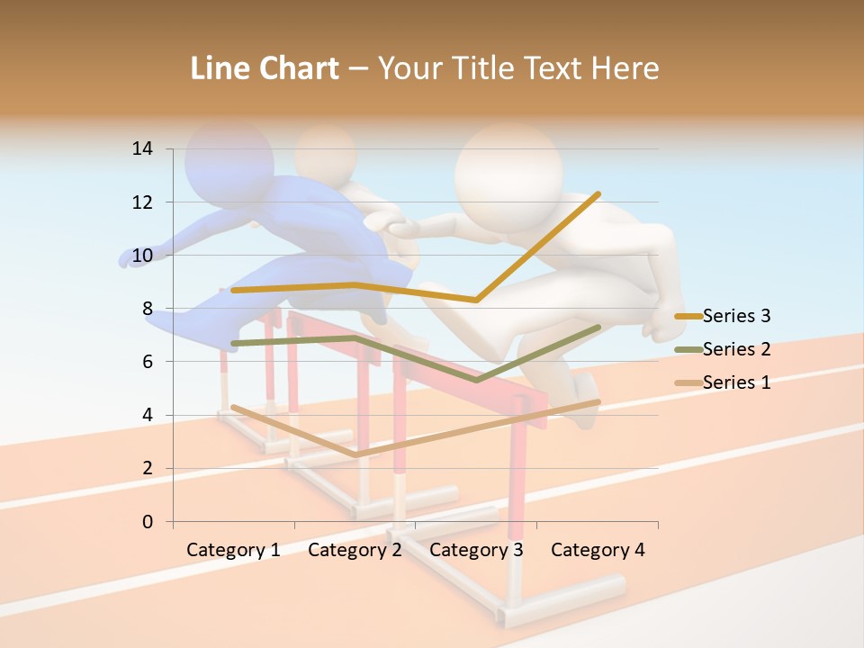 Runner Win Man PowerPoint Template