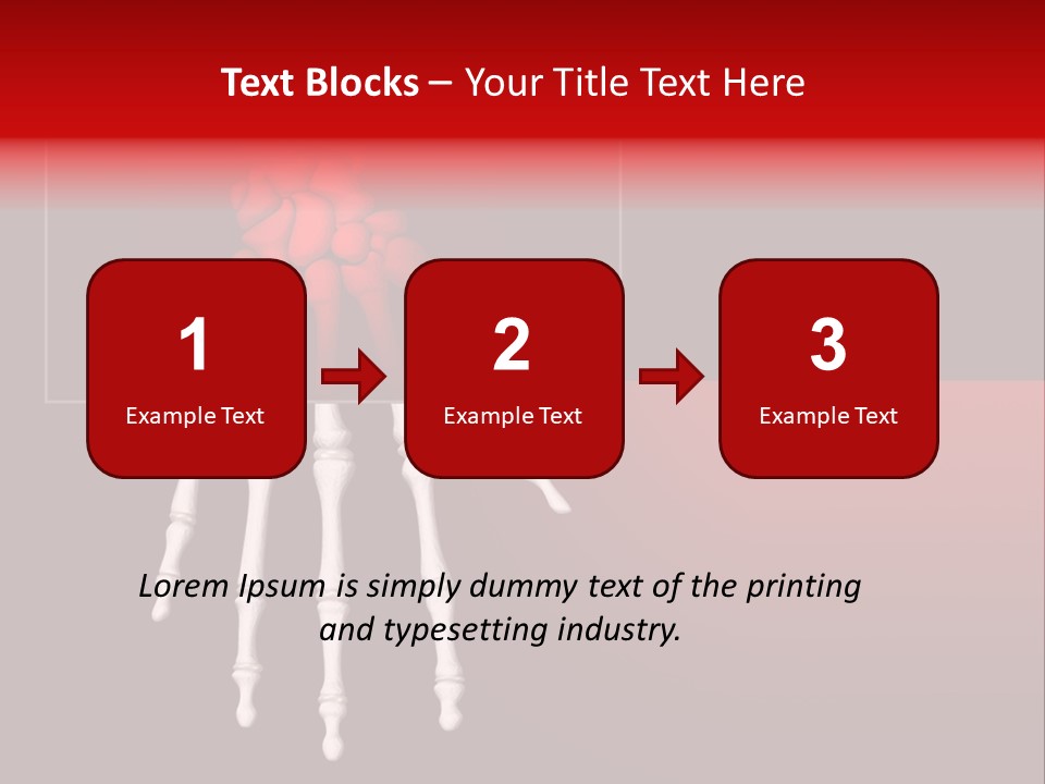 Motion Hand Heal PowerPoint Template