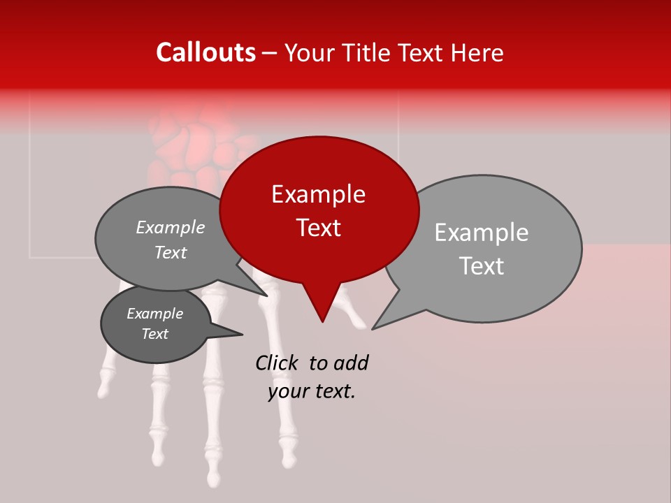 Motion Hand Heal PowerPoint Template