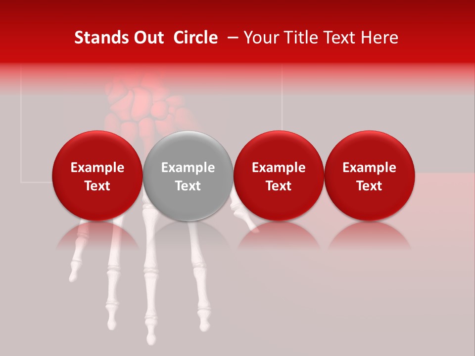 Motion Hand Heal PowerPoint Template