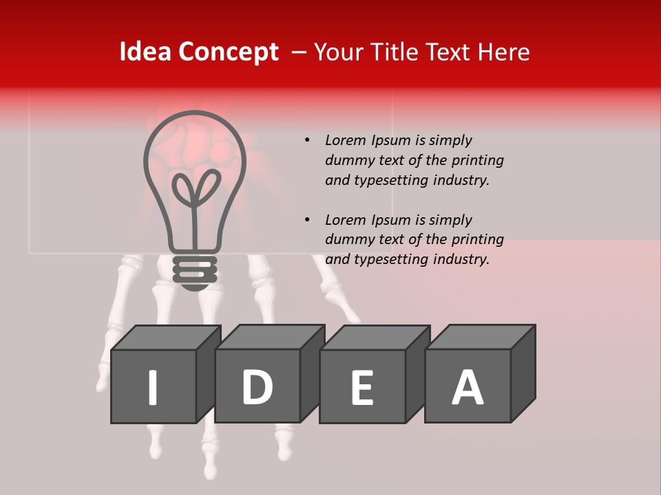 Motion Hand Heal PowerPoint Template