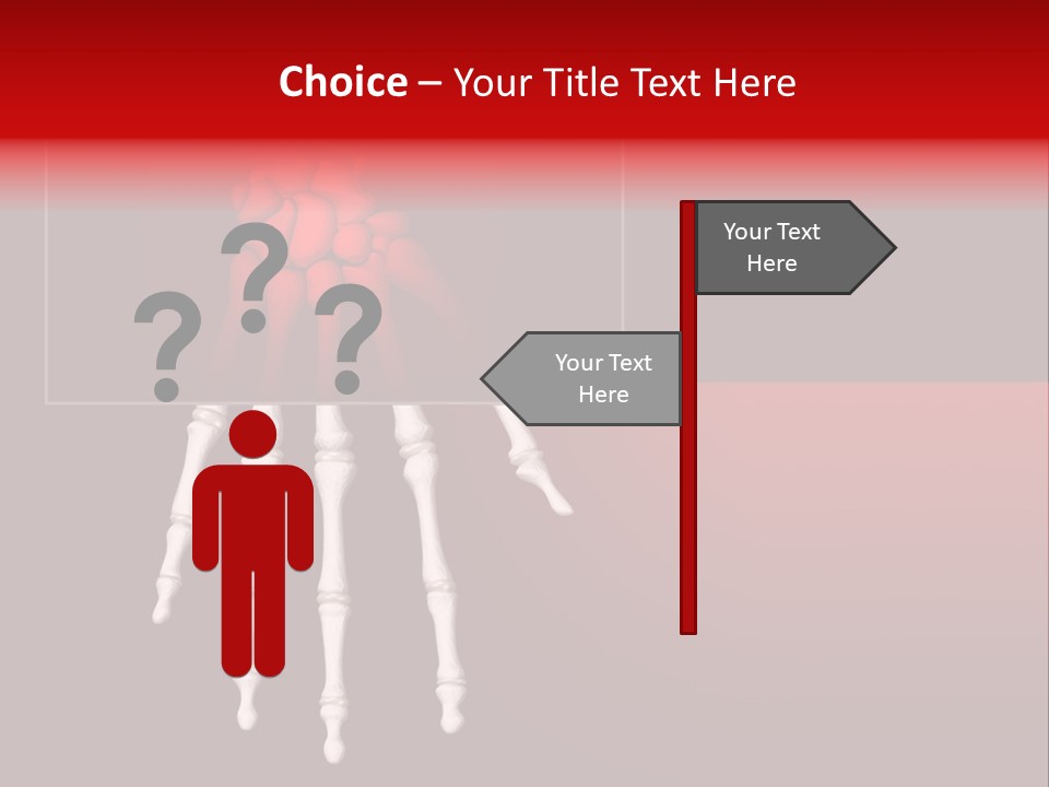 Motion Hand Heal PowerPoint Template