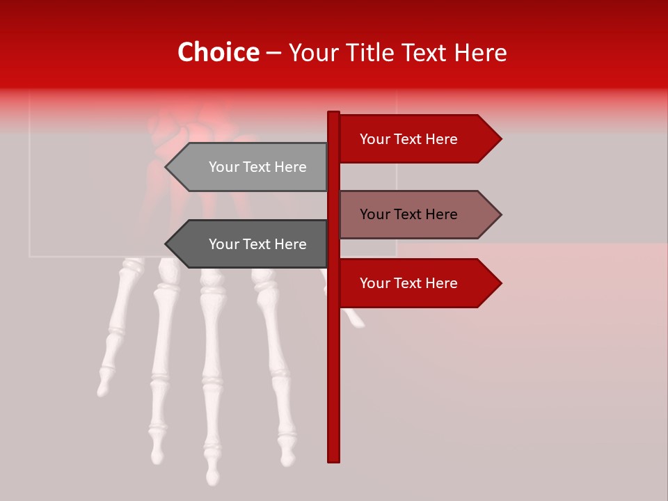 Motion Hand Heal PowerPoint Template