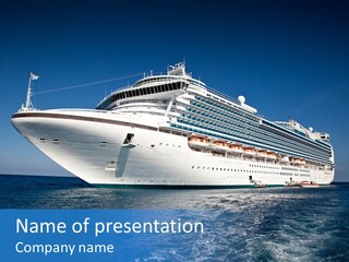 Liner Luxury Maritime PowerPoint Template