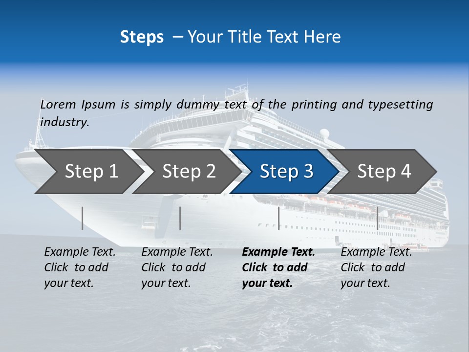 Liner Luxury Maritime PowerPoint Template