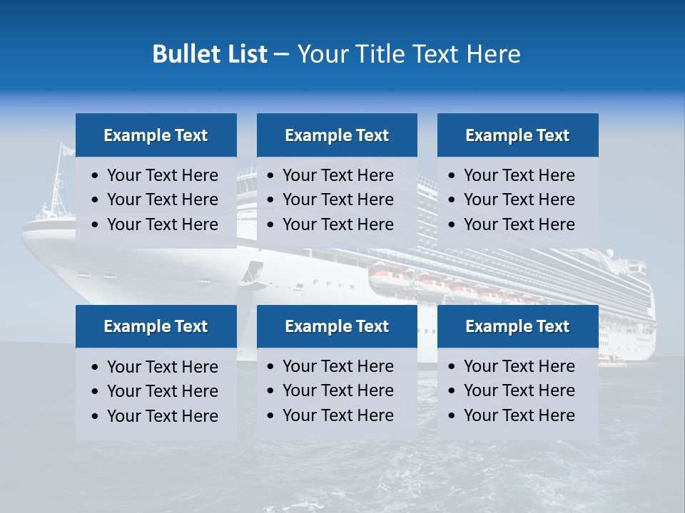 Liner Luxury Maritime PowerPoint Template