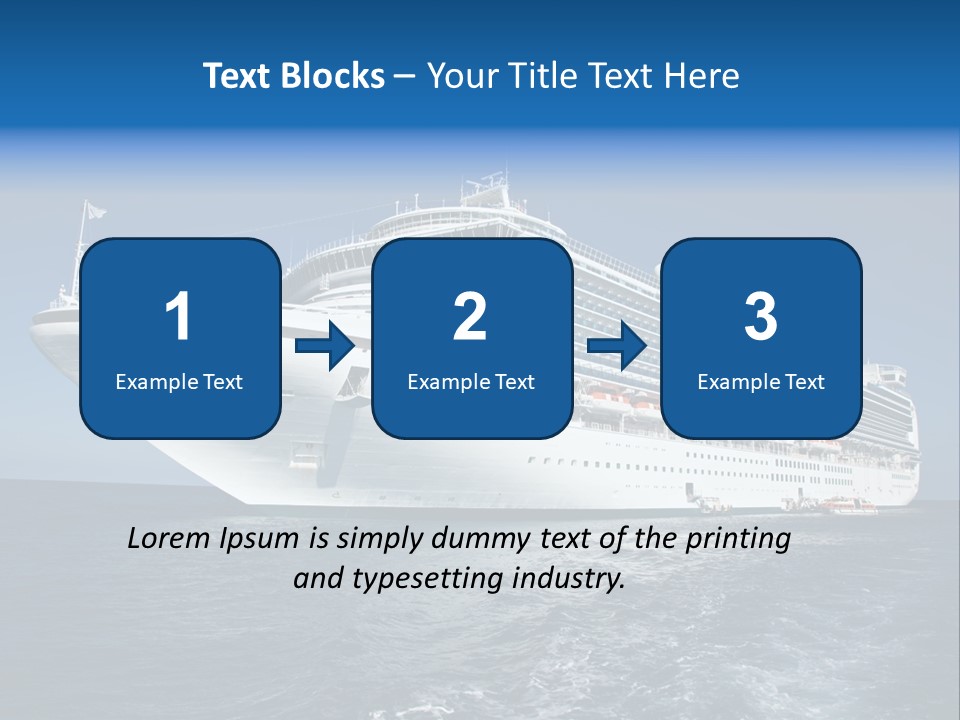 Liner Luxury Maritime PowerPoint Template