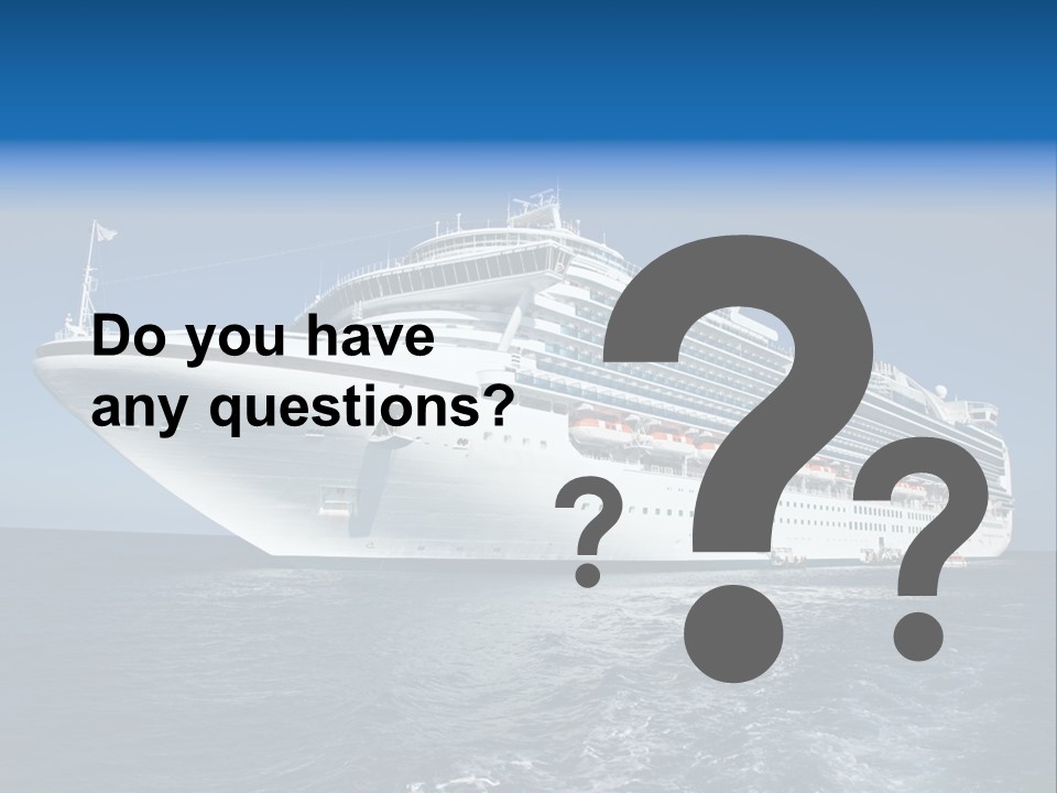 Liner Luxury Maritime PowerPoint Template