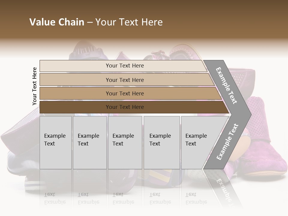 White Stack Violet PowerPoint Template