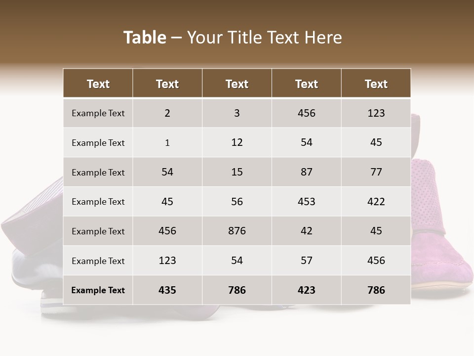 White Stack Violet PowerPoint Template