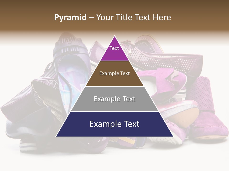 White Stack Violet PowerPoint Template