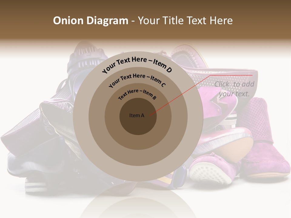 White Stack Violet PowerPoint Template