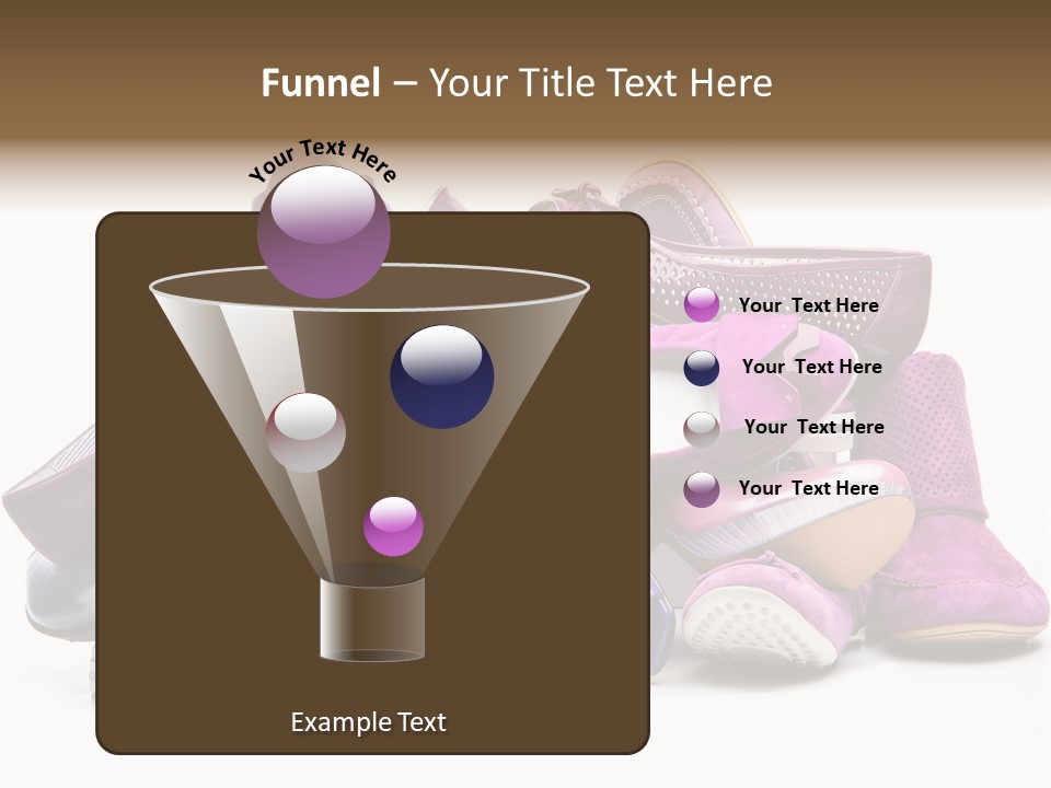 White Stack Violet PowerPoint Template