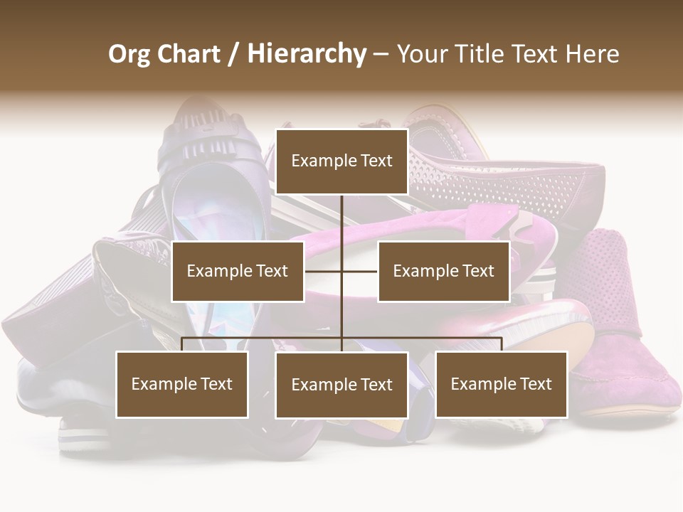 White Stack Violet PowerPoint Template
