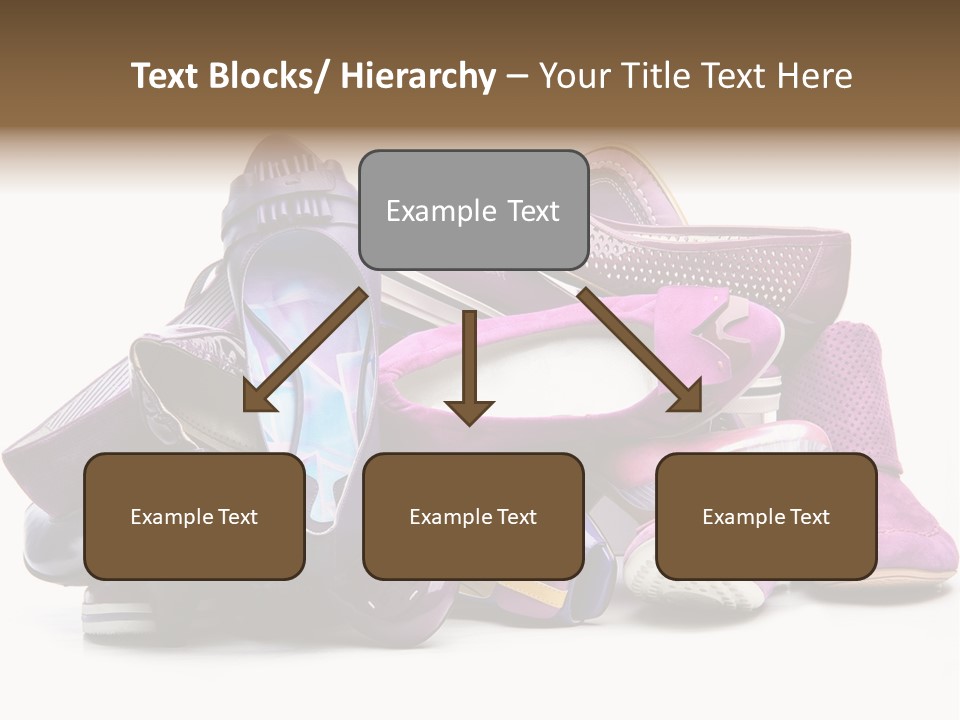 White Stack Violet PowerPoint Template