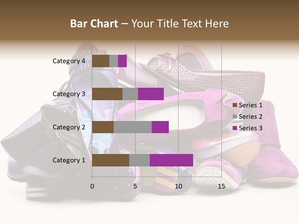 White Stack Violet PowerPoint Template