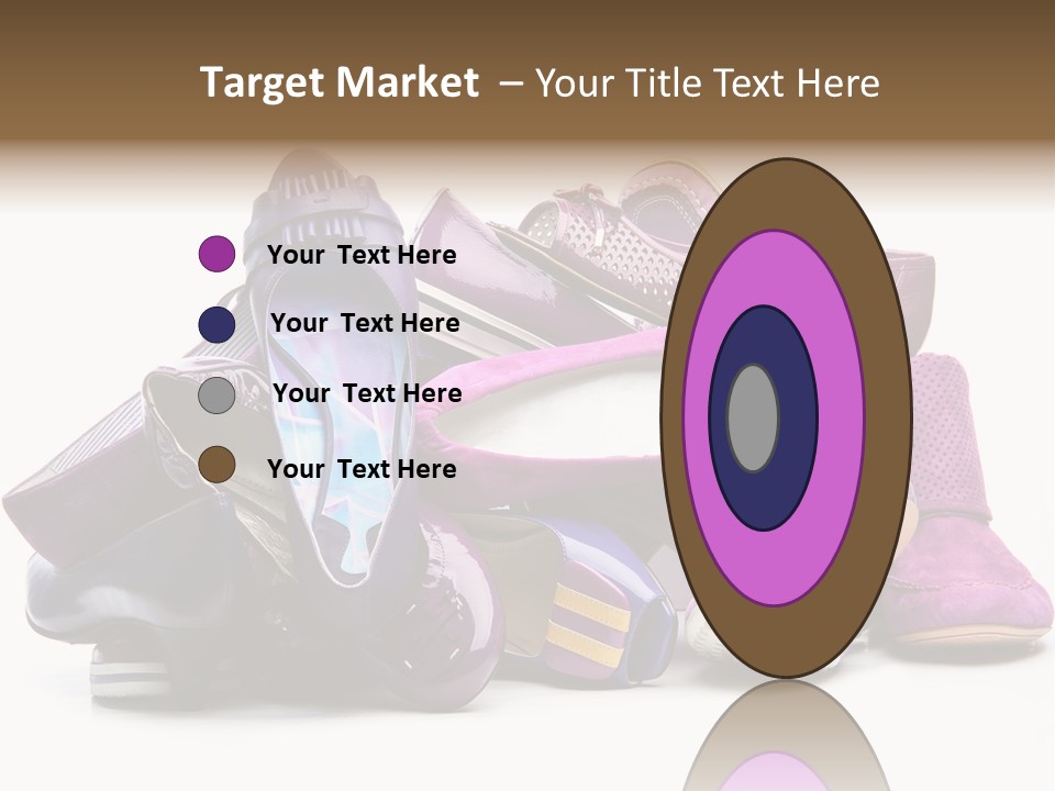 White Stack Violet PowerPoint Template