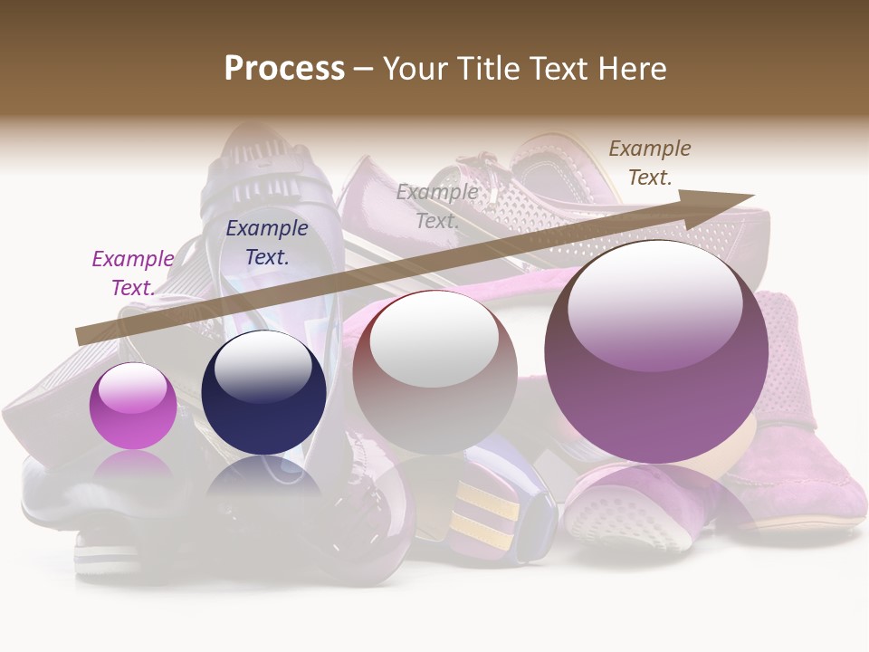 White Stack Violet PowerPoint Template