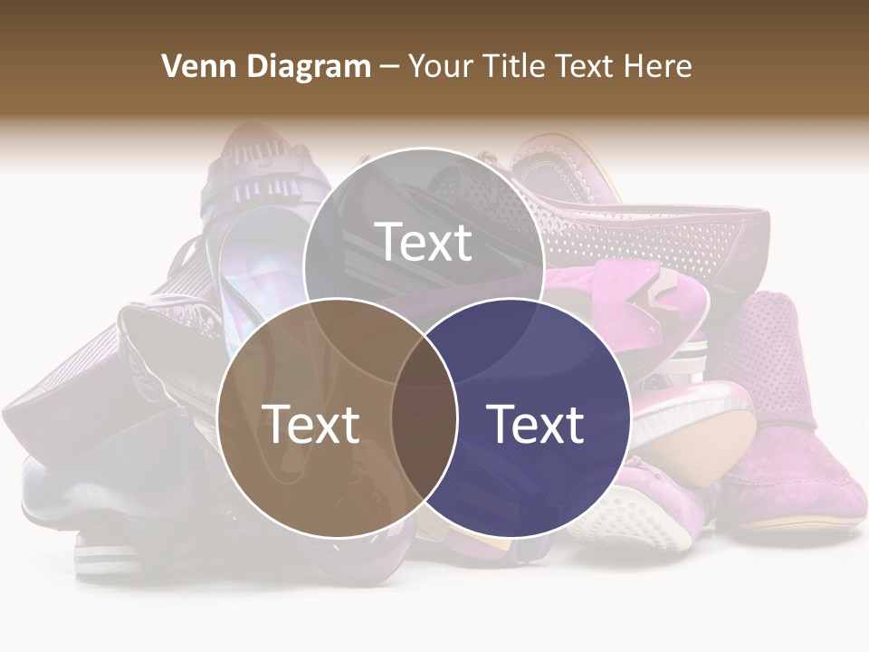White Stack Violet PowerPoint Template