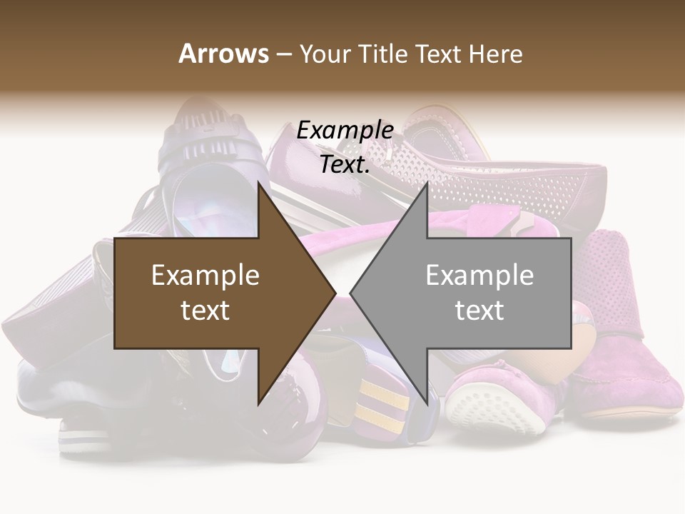 White Stack Violet PowerPoint Template