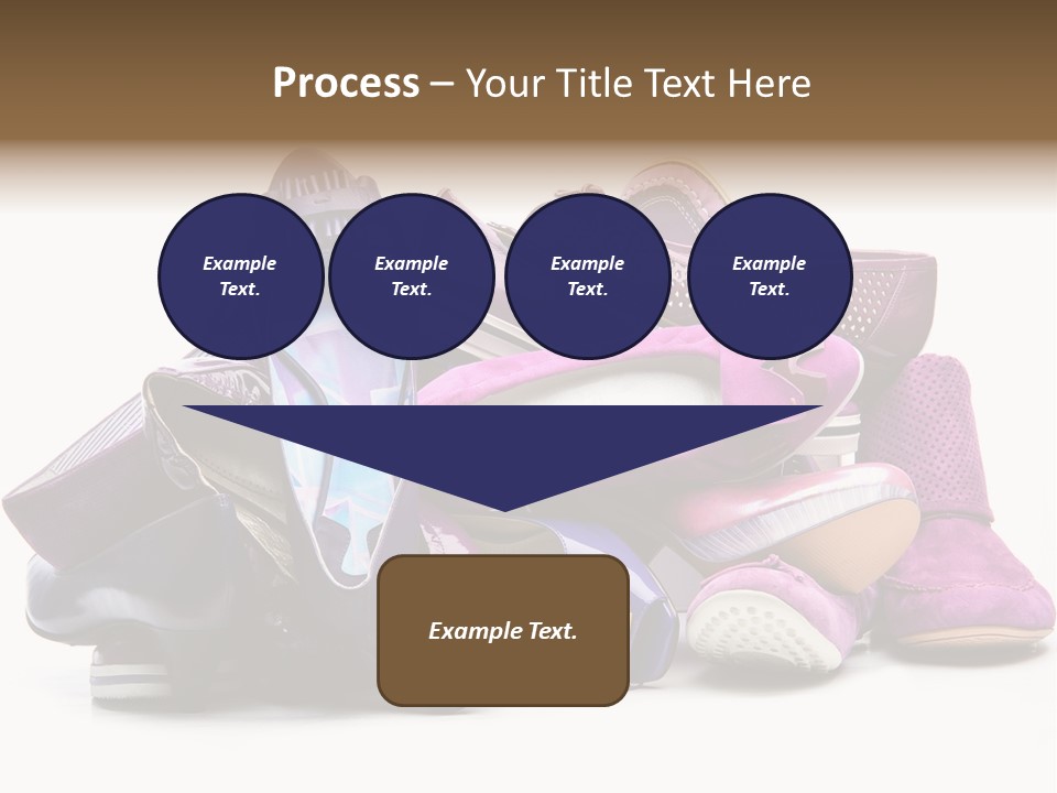 White Stack Violet PowerPoint Template