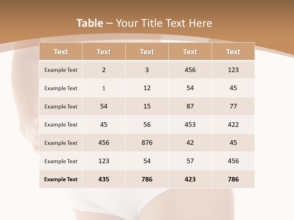 Healthy Care Lifestyle PowerPoint Template