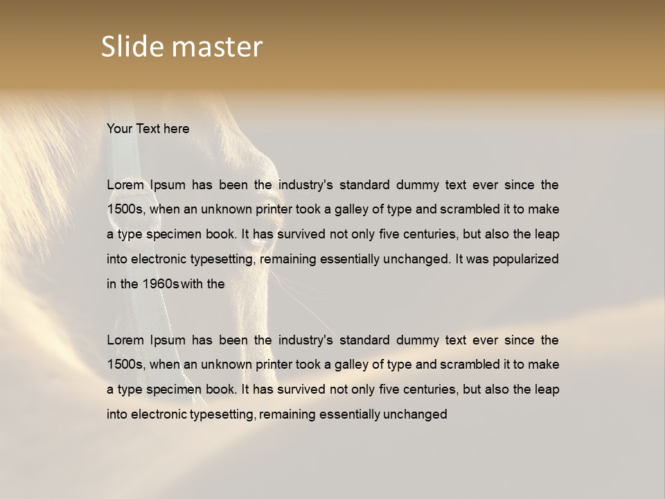 Wildlife Autumn Country PowerPoint Template