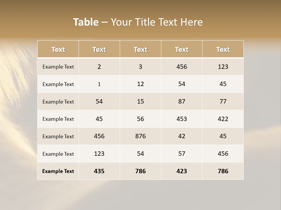 Wildlife Autumn Country PowerPoint Template