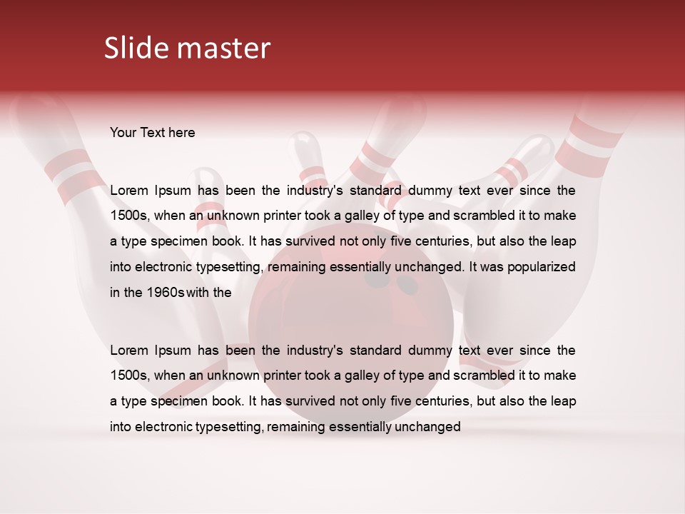 Recreational Goal Target PowerPoint Template