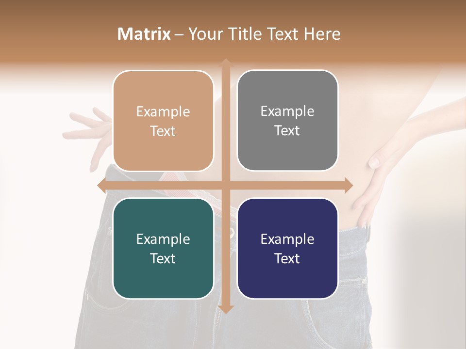 Hand Young Trousers PowerPoint Template