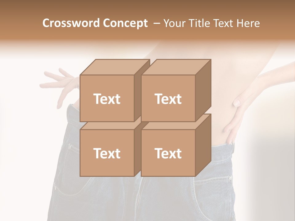 Hand Young Trousers PowerPoint Template