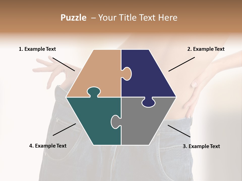 Hand Young Trousers PowerPoint Template