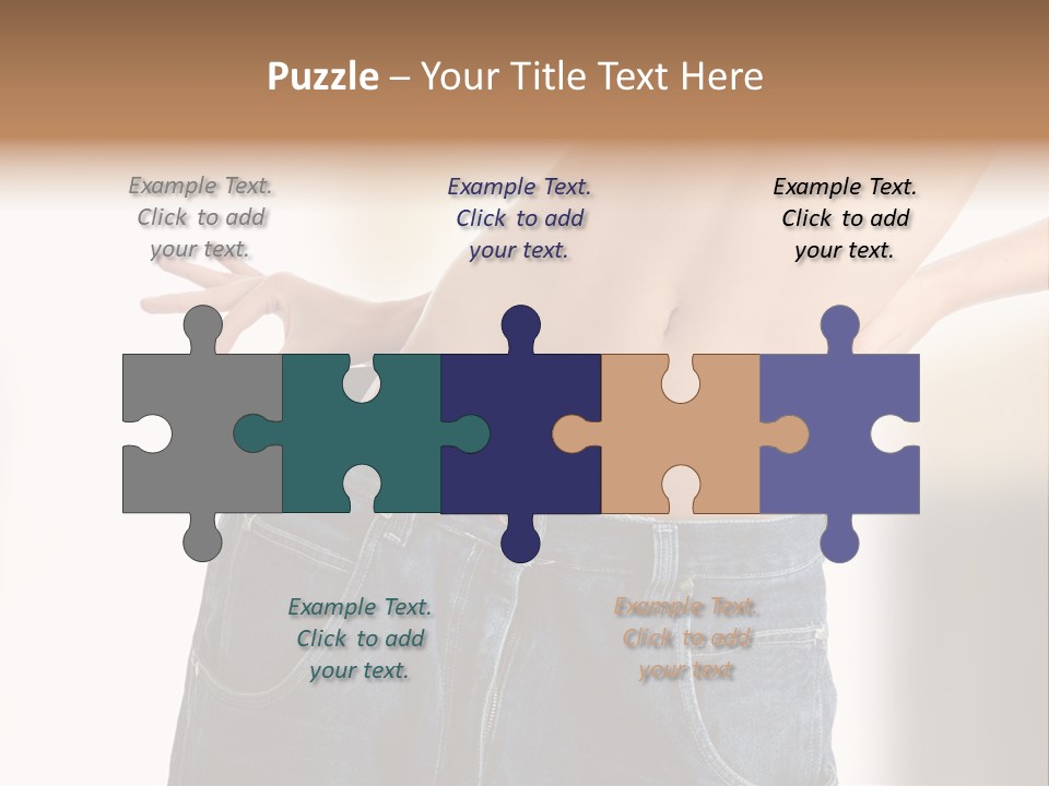 Hand Young Trousers PowerPoint Template