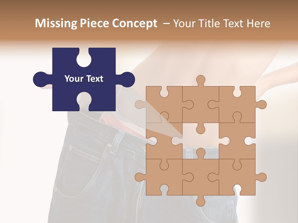 Hand Young Trousers PowerPoint Template