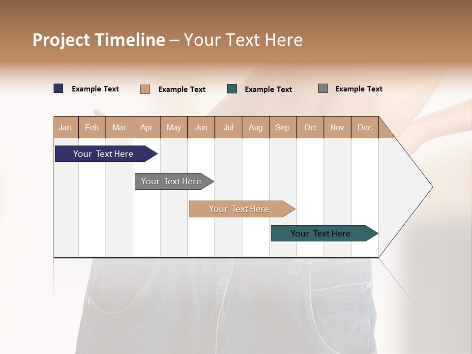 Hand Young Trousers PowerPoint Template