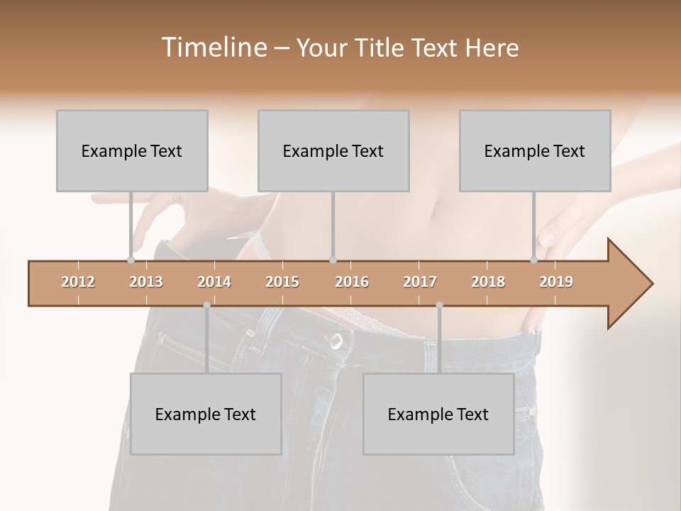 Hand Young Trousers PowerPoint Template