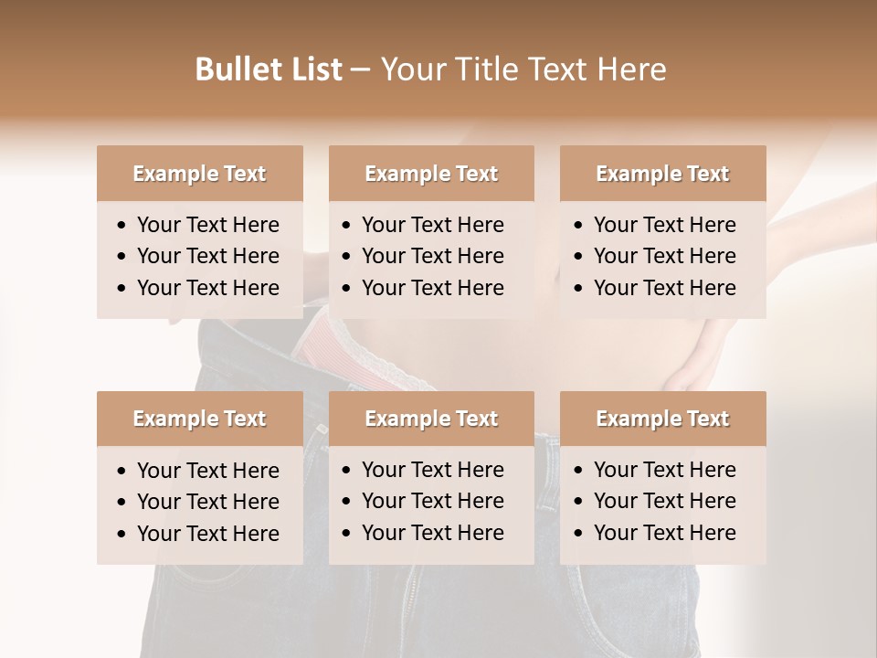 Hand Young Trousers PowerPoint Template