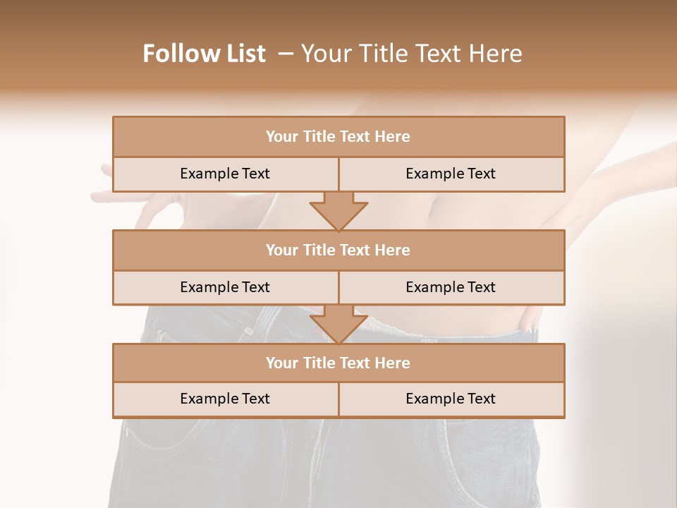 Hand Young Trousers PowerPoint Template