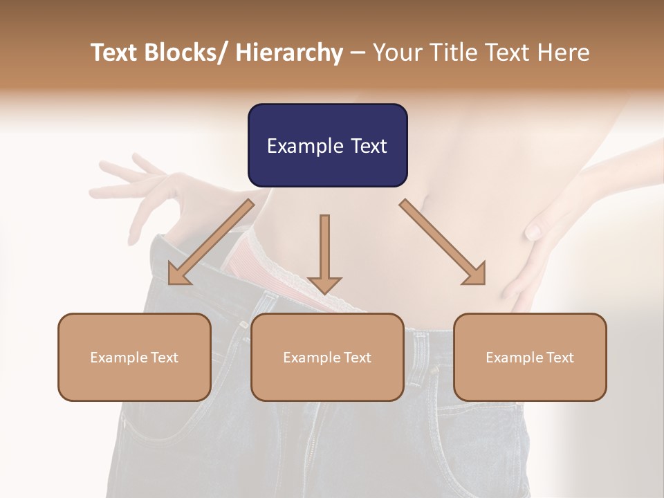 Hand Young Trousers PowerPoint Template