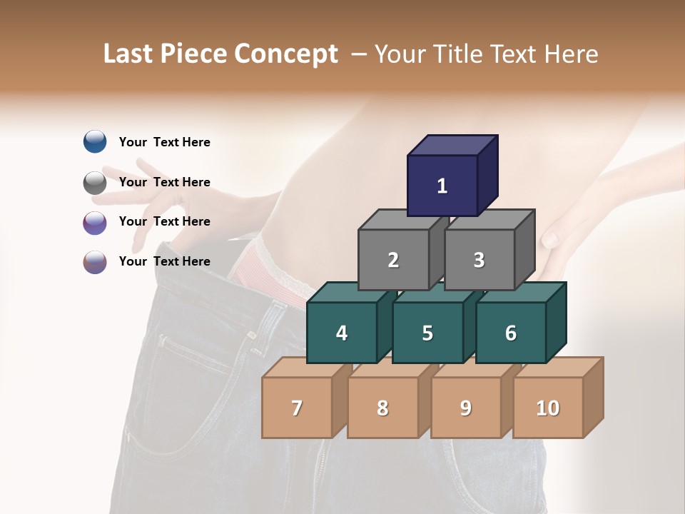 Hand Young Trousers PowerPoint Template